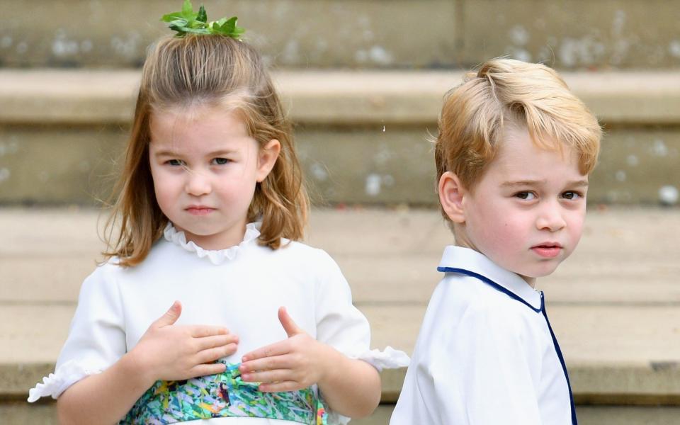 Princess Charlotte and Prince George - Getty Images