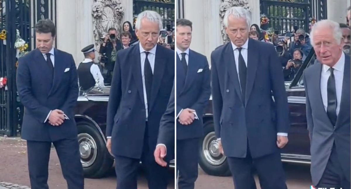 The Queen: People think King Charles' security officer has a gun disguised  as an umbrella