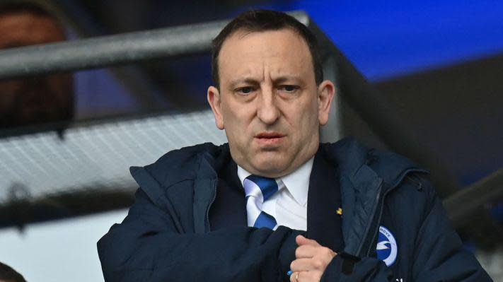 Brighton owner Tony Bloom is in talks with Hearts over a potential recruitment link-up