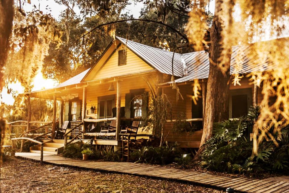 A guest house at the Lodge on Little St Simons Island