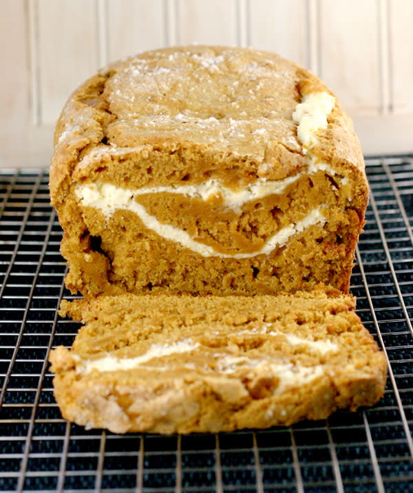 Pumpkin Cream Cheese Bread