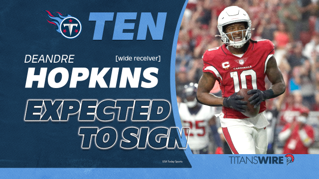 Titans bringing in 3-time All-Pro receiver DeAndre Hopkins for visit