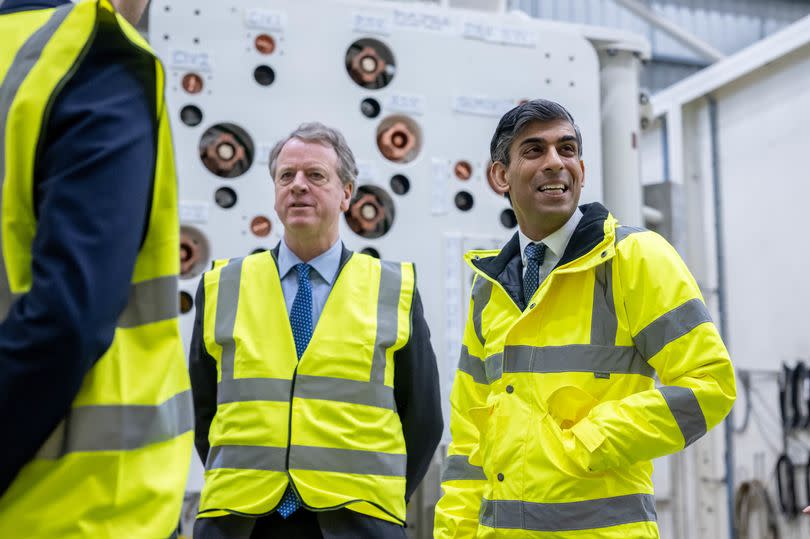 Prime Minister Rishi Sunak (right) and Secretary of State for Scotland, Alister Jack