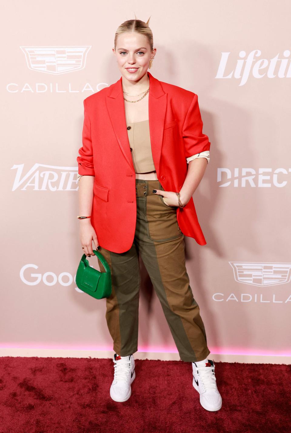 Singer and actress Renee Rapp arrives for the Variety Power of Women event at the Wallis Annenberg Center for the Performing Arts in Beverly Hills, California, on September 28, 2022.