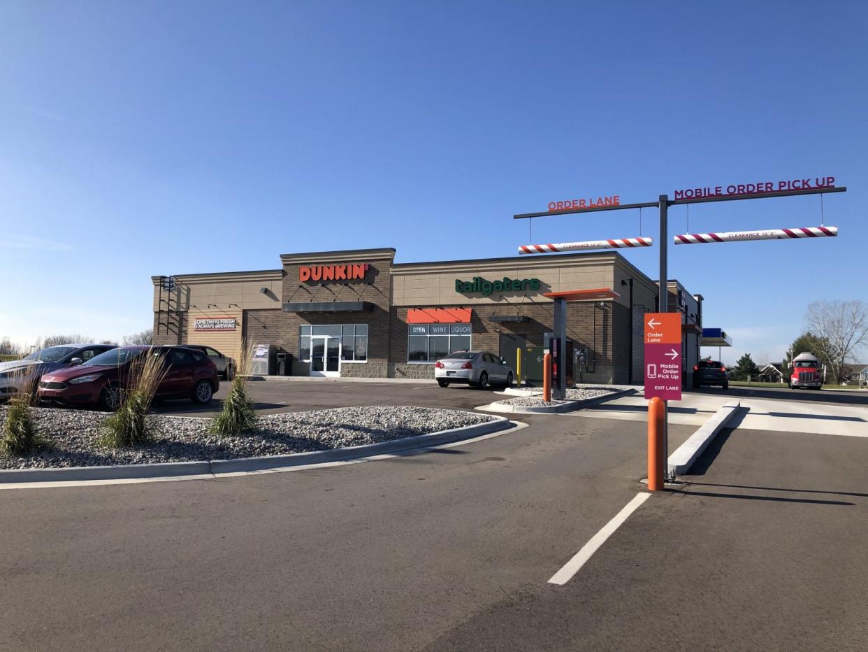 Delta Township officials have approved a special land use permit for the construction of a Dunkin' Donuts/Sunoco gas station and Tailgaters convenience store at the intersection of Lansing and Creyts roads. Pictured is a Dunkin' Donuts/Sunoco gas station and Tailgaters convenience store on Ernest Way near DeWitt.