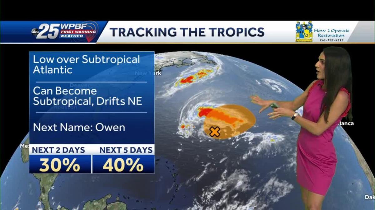 Tracking tropical disturbance in Atlantic