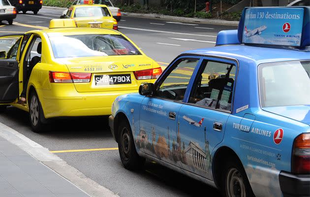 ComfortDelgro’s Comfort Taxi and CityCab taxis (Yahoo file photo)