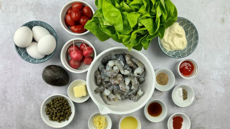 shrimp louie salad ingredients