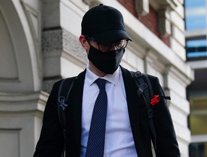 Detective Inspector Neil Corbel, 40, leaving Westminster Magistrates&#39; Court, London. Picture date: Tuesday November 2, 2021.