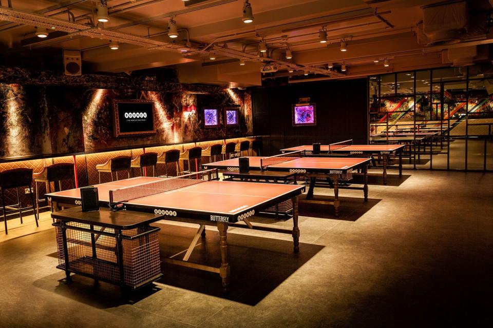 <p>London's ping-pong-themed <a rel="nofollow noopener" href="http://www.bouncepingpong.com/world-cup-2018" target="_blank" data-ylk="slk:Bounce;elm:context_link;itc:0;sec:content-canvas" class="link ">Bounce</a> bars are erecting 12ft screens for games in their London venues. In the Farringdon branch, England, France, Australia and Germany games will be shown while Old Street will cater to matches featuring England, Spain, Poland and Brazil (along with others).</p><p>Expect group ping-pong matches, a brass band, half time shows, specific country-inspired pizzas and a 'World Cup Disco' every Saturday. There's also private rooms (again, with ping-pong tables, obviously) <a rel="nofollow noopener" href="http://www.bouncepingpong.com/private-screening-watch-world-cup-2018" target="_blank" data-ylk="slk:available to book from £69pp;elm:context_link;itc:0;sec:content-canvas" class="link ">available to book from £69pp</a>.</p>