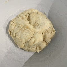 biscuit dough in a bowl