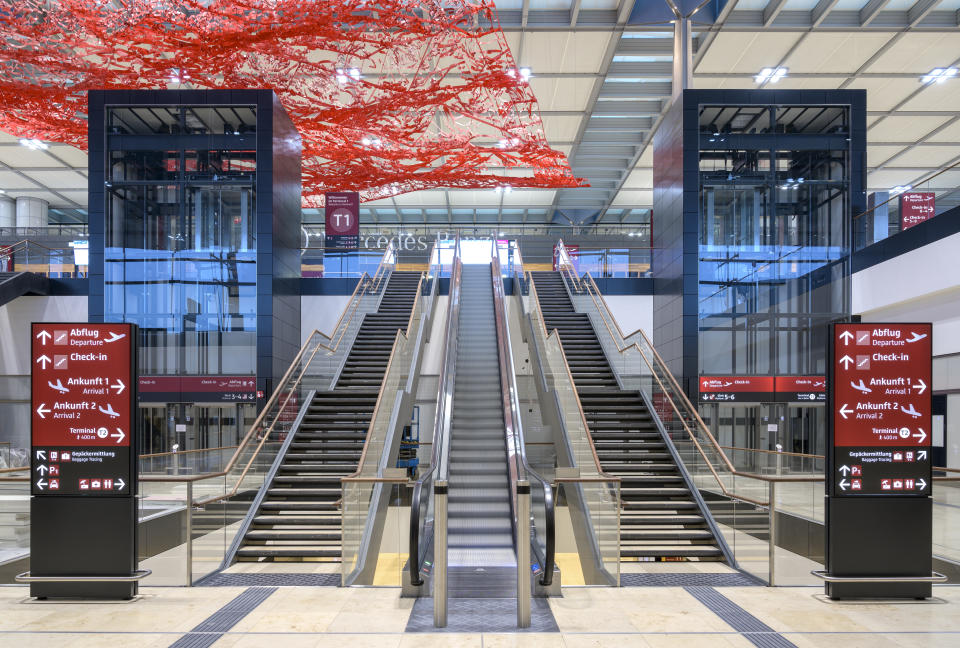 The airport will open just two days before Germany enters a new coronavirus lockdown (Flughafen Berlin Brandenburg GmbH/Gunter Wicker/PA)