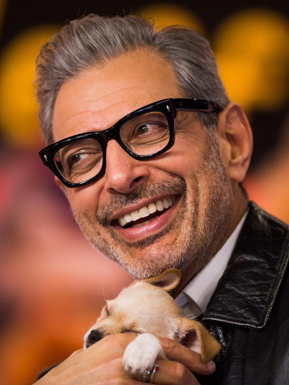 This week in grooming, Antonio Banderas shaves everything, Kanye gets colorful, and Jeff Goldblum carries a puppy.