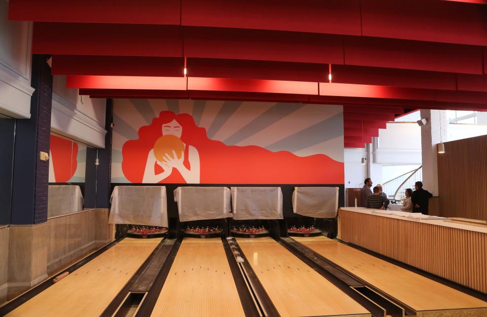 Wilma's has four duckpin bowling alley lanes at their Market St. location in Wilmington.