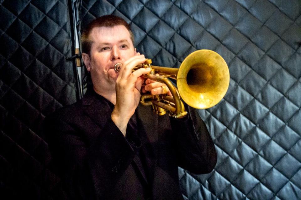 Wayne Peacy with the Heat Misers Jazz Trio play Blue Tavern at 8 p.m. Saturday, Oct. 21, 2023.