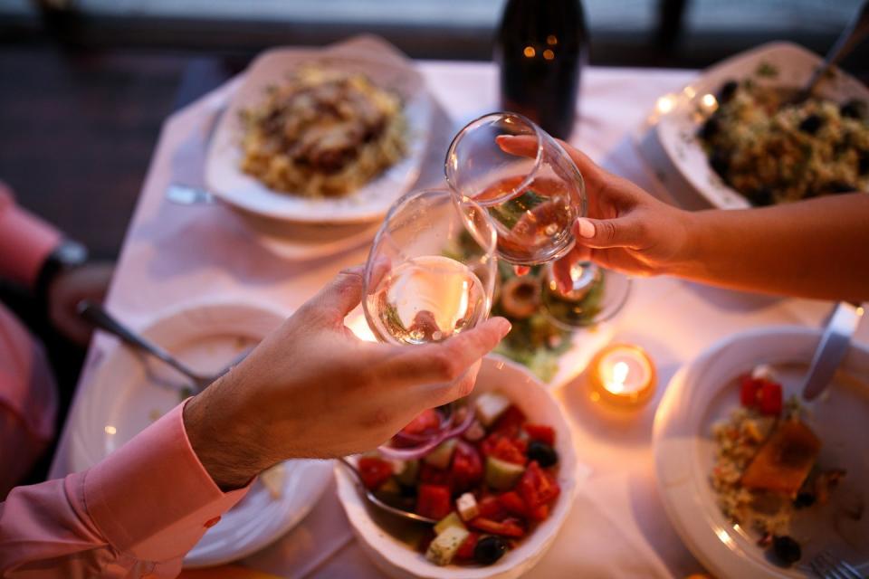 Have a progressive dinner date.