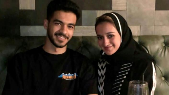 Omar (L) and Sarah Aljabri, the children of the former Saudi intelligence czar Saad Aljabri, shown in a picture released by the family