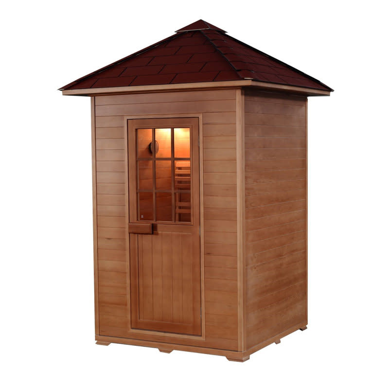 <p><a href="https://go.redirectingat.com?id=74968X1596630&url=https%3A%2F%2Fwww.wayfair.com%2F--%2Fpdp%2Fsunray-saunas--eagle-2person-outdoor-traditional-sauna-200d1-l3531-srsn1019.html&sref=https%3A%2F%2Fwww.housebeautiful.com%2Fshopping%2Ffurniture%2Fg46756296%2Fbest-outdoor-saunas%2F" rel="nofollow noopener" target="_blank" data-ylk="slk:Shop Now;elm:context_link;itc:0;sec:content-canvas" class="link ">Shop Now</a></p><p>Eagle 2-person Outdoor Traditional Sauna</p><p>wayfair.com</p><p>$4174.99</p>