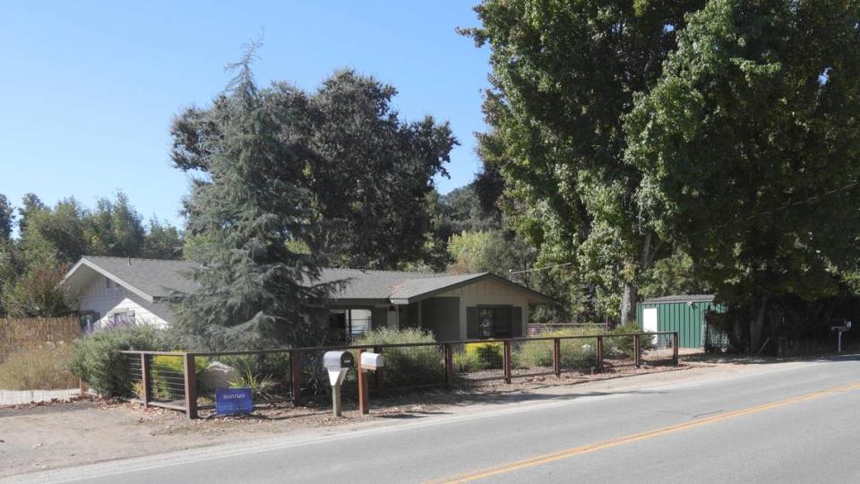 Jamie Lind and Aaron Jenne’s home, seen here on Oct. 30, 2023, was heavily damaged by flooding from Atascadero Lake and Creek during the January rains this year.