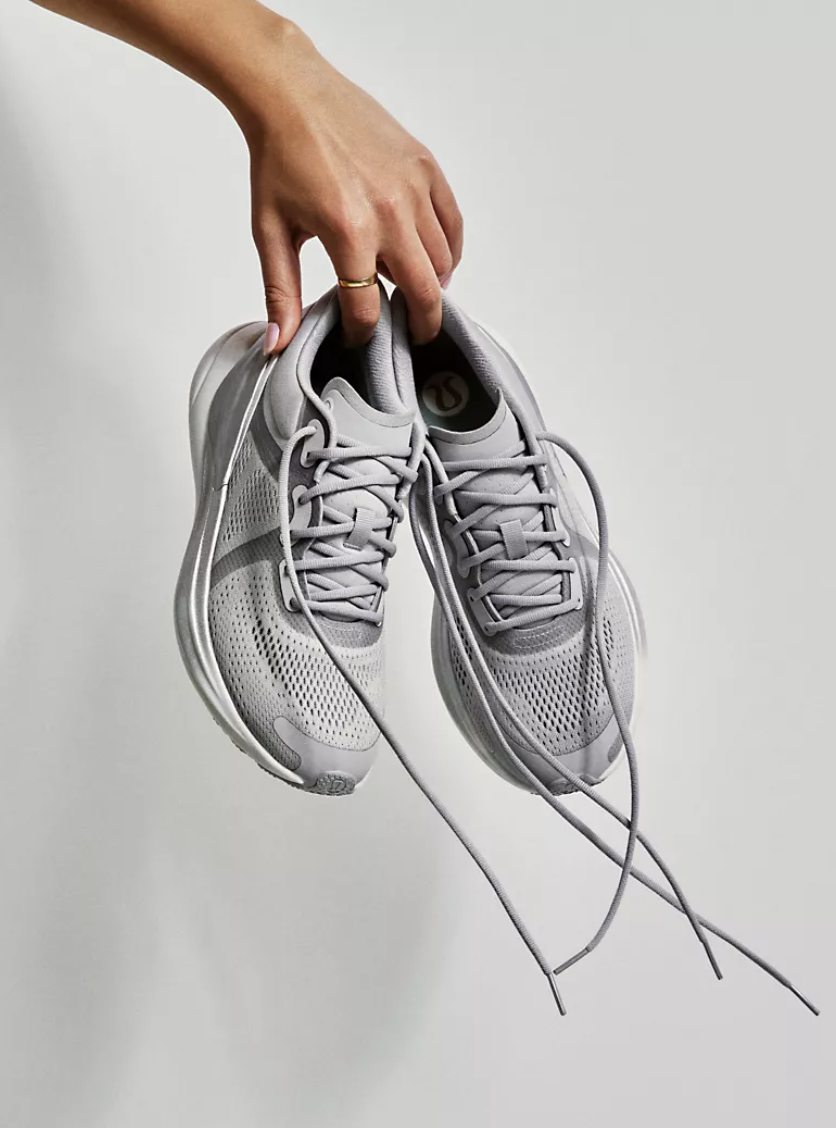 Lululemon Blissful Running Shoe in Silver Drop