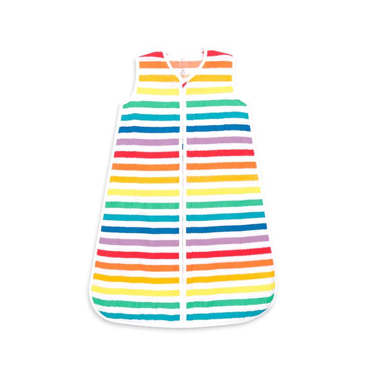 <p><a href="https://go.redirectingat.com?id=74968X1596630&url=https%3A%2F%2Fwww.primary.com%2Fproducts%2Fmuslin-sleeping-bag-in-rainbow-stripe%3Fref%3Dplp_pdp_g1_2%26variant%3D40084159037499%26color%3Dwhite-rainbow-stripe%26size%3D0-6&sref=https%3A%2F%2Fwww.bestproducts.com%2Fparenting%2Fbaby%2Fg448%2Fbaby-sleep-sacks-and-blankets%2F" rel="nofollow noopener" target="_blank" data-ylk="slk:Shop Now;elm:context_link;itc:0;sec:content-canvas" class="link ">Shop Now</a></p><p>Muslin Sleep Sack</p><p>$20.50</p><p>primary.com</p>
