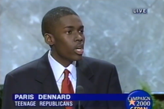 A 17-year-old Dennard address the convention. (screenshot / CSPAN)