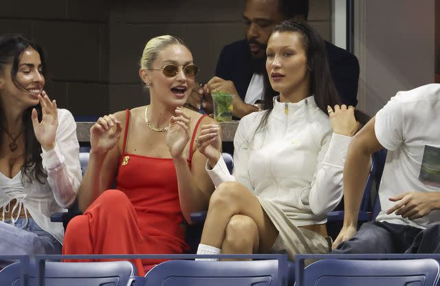 Gigi and Bella Hadid Showed Off Their Sporty Sister's Style at the U.S. Open