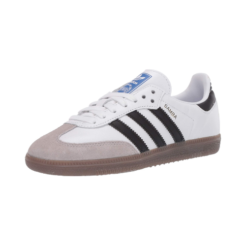 adidas samba shoes against white background