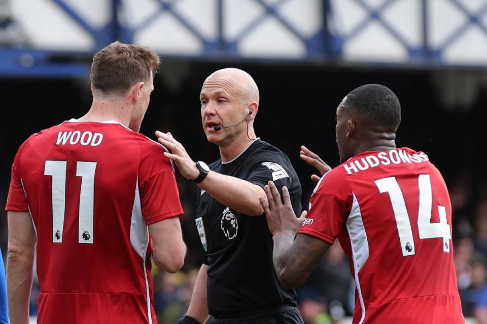 Anthony Taylor came in for criticism in Sunday’s game (Getty Images)