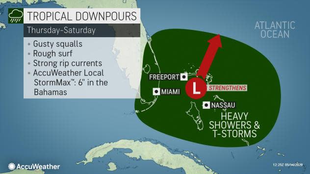 Tropical conditions 6 a.m. May 15, 2020