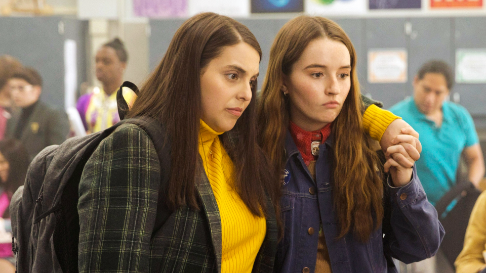 Molly and Amy mourn the end of their high-school years in ‘Booksmart.’