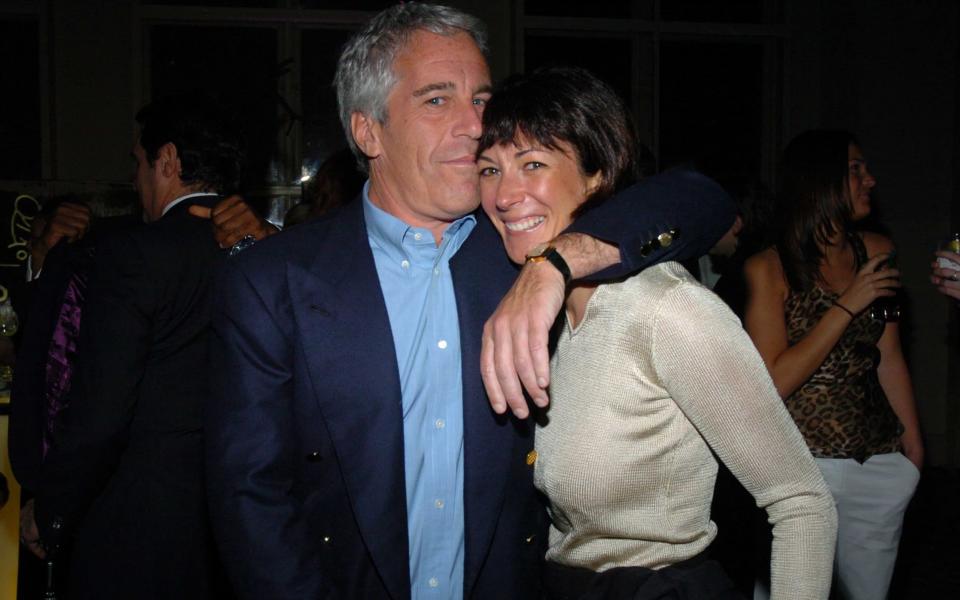 Jeffrey Epstein and Ghislaine Maxwell - Patrick McMullan 