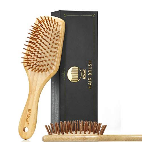 8) Bamboo Paddle Hairbrush