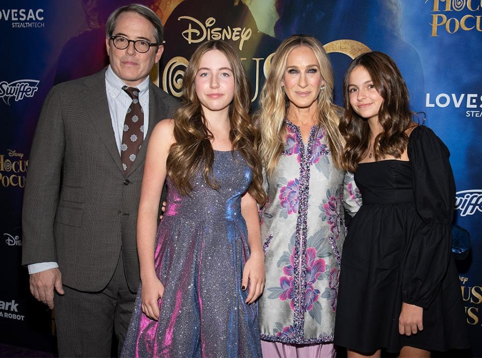 Matthew Broderick, Tabitha Hodge Broderick, Sarah Jessica Parker and Loretta Elwell Broderick