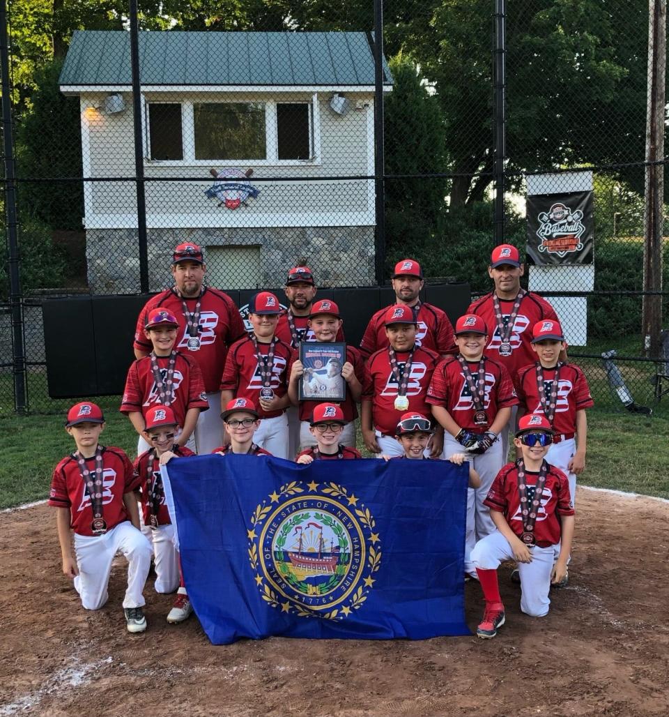 The Roger Allen 9U baseball team of Rochester is the 2022 New Hampshire champion and New England runner-up.