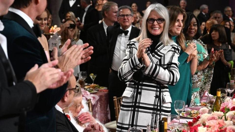 Diane Keaton is honored at the 36th Annual Carousel of Hope Ball.
