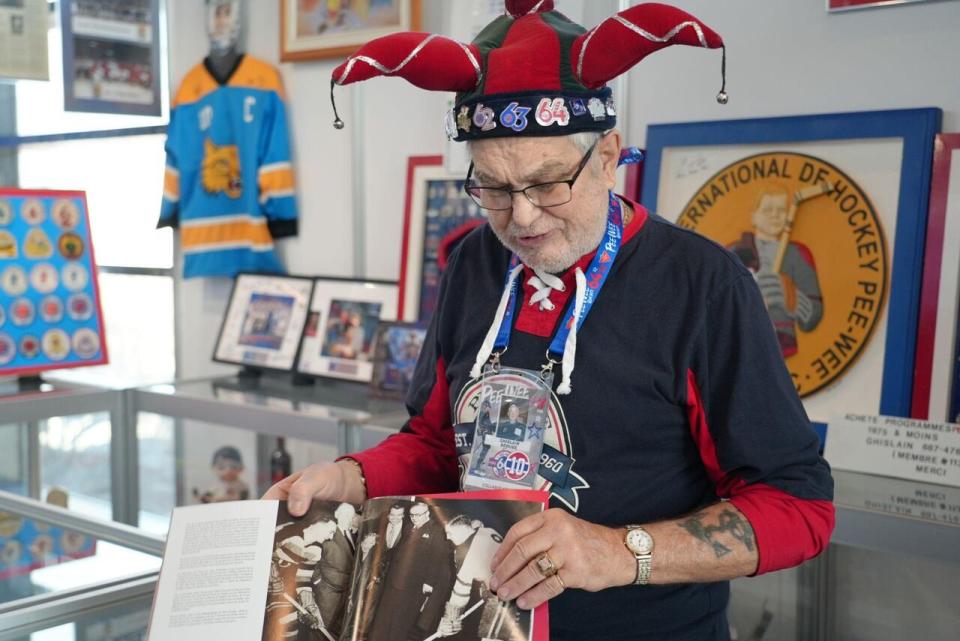 The stolen photo was part of the personal collection of longtime volunteer, Ghislain Bérubé, who's also called Mr. Peewee. 