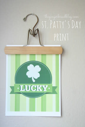 Lucky Printable Art Print