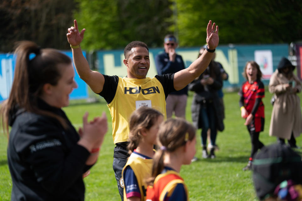 Jason Robinson at Howden and British & Irish Lions' Big Rugby Day Out
