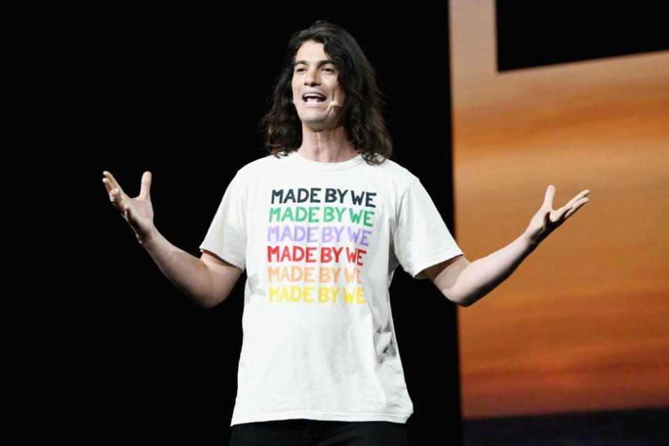 Adam Neumann habla durante el WeWork Presents Second Annual Creator Global Finals en el Teatro Microsoft el 9 de enero de 2019 en Los Ángeles, California, Estados Unidos.