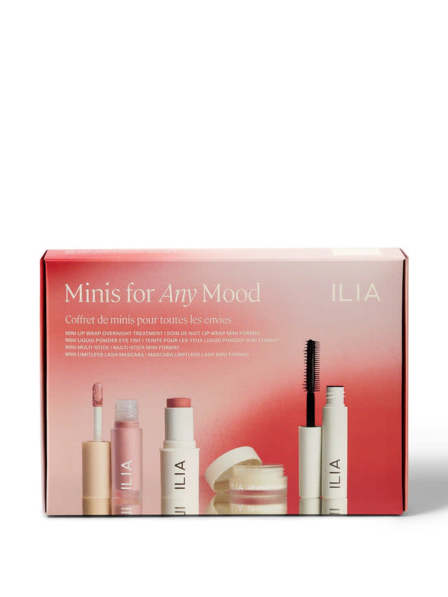 <p><a href="https://go.redirectingat.com?id=74968X1596630&url=https%3A%2F%2Filiabeauty.com%2Fproducts%2Fminis-for-any-mood&sref=https%3A%2F%2Fwww.townandcountrymag.com%2Fstyle%2Fbeauty-products%2Fg9519840%2Fbest-beauty-gift-ideas%2F" rel="nofollow noopener" target="_blank" data-ylk="slk:Shop Now;elm:context_link;itc:0;sec:content-canvas" class="link rapid-noclick-resp">Shop Now</a></p><p>Minis For Any Mood</p><p>iliabeauty.com</p><p>$38.00</p>