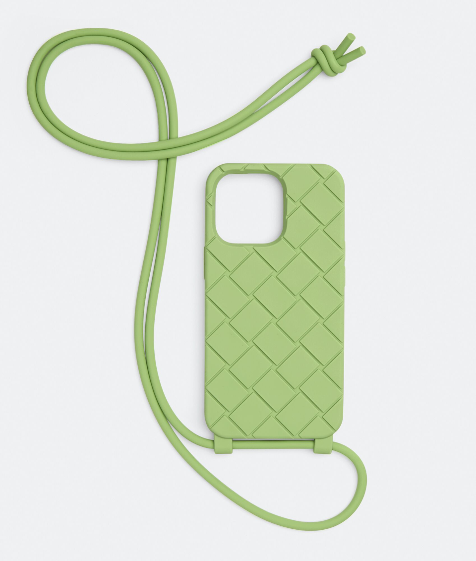 Bottega Veneta Intrecciato Rubber iPhone 14 Pro Case