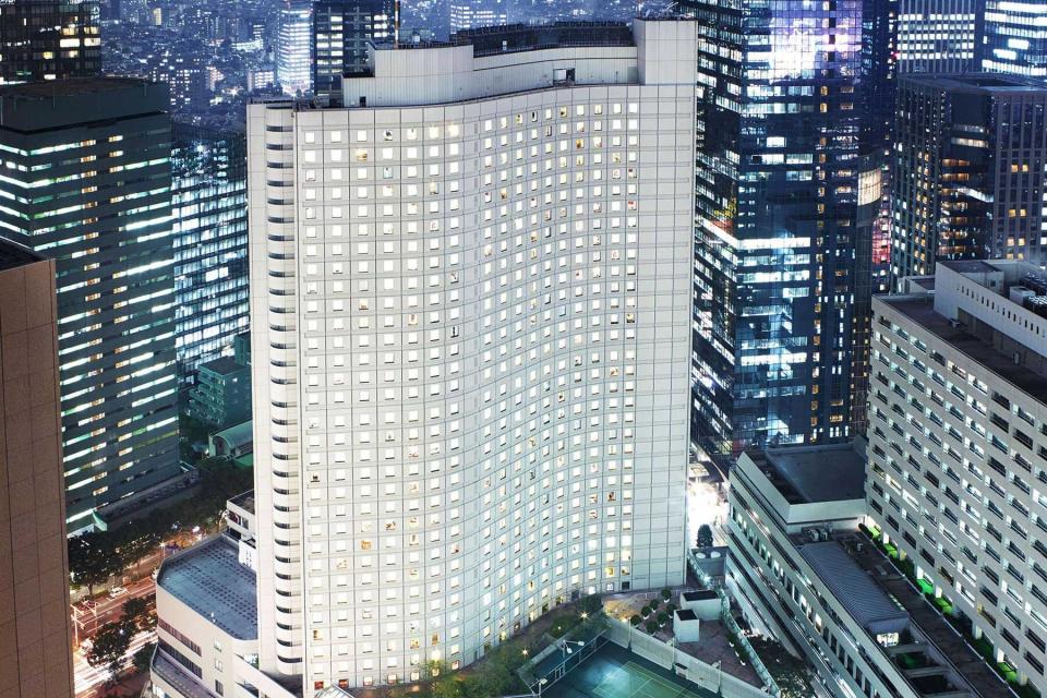 Exterior of the Hilton Tokyo, voted one of the best hotels in Tokyo