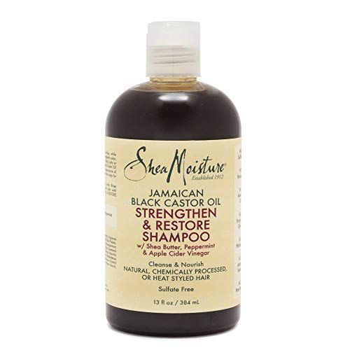 2) SheaMoisture Jamaican Black Castor Oil Strengthen & Restore Shampoo