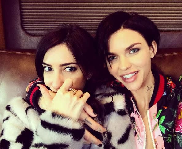 Australian actress Ruby Rose and Veronicas star girlfriend Jessica Origliasso have assured fans they are safe after being  caught up in the London terrorist attacks over the weekend. Source: Instagram
