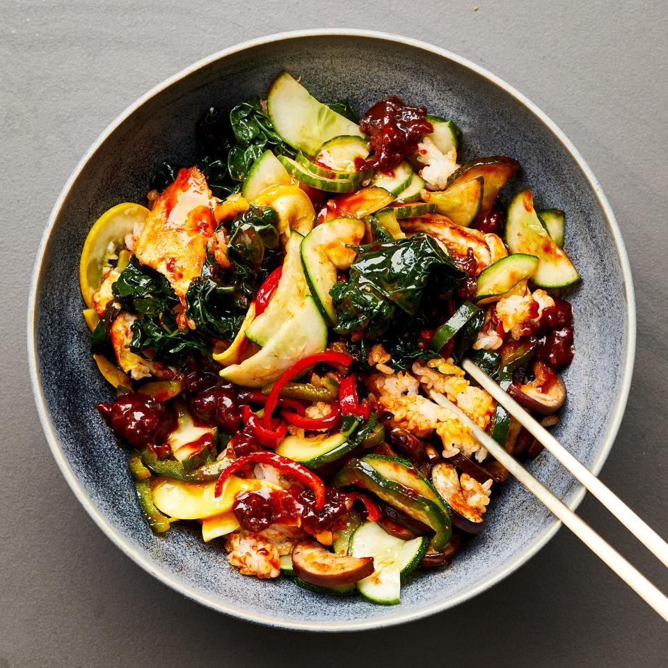 Summer Vegetable Bibimbap