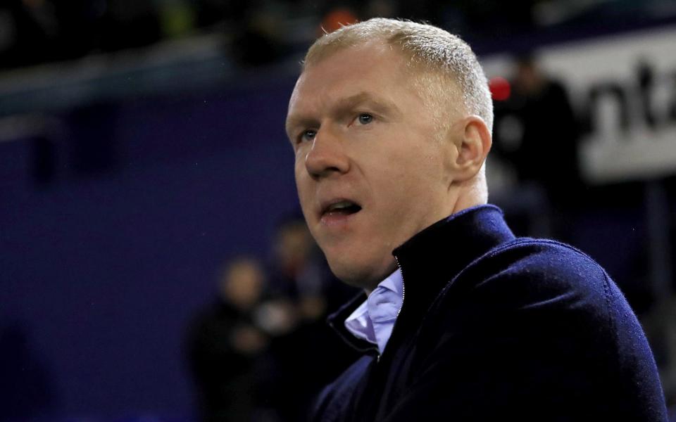 Paul Scholes - Co-owner Paul Scholes steps in as caretaker manager at Salford City - PA