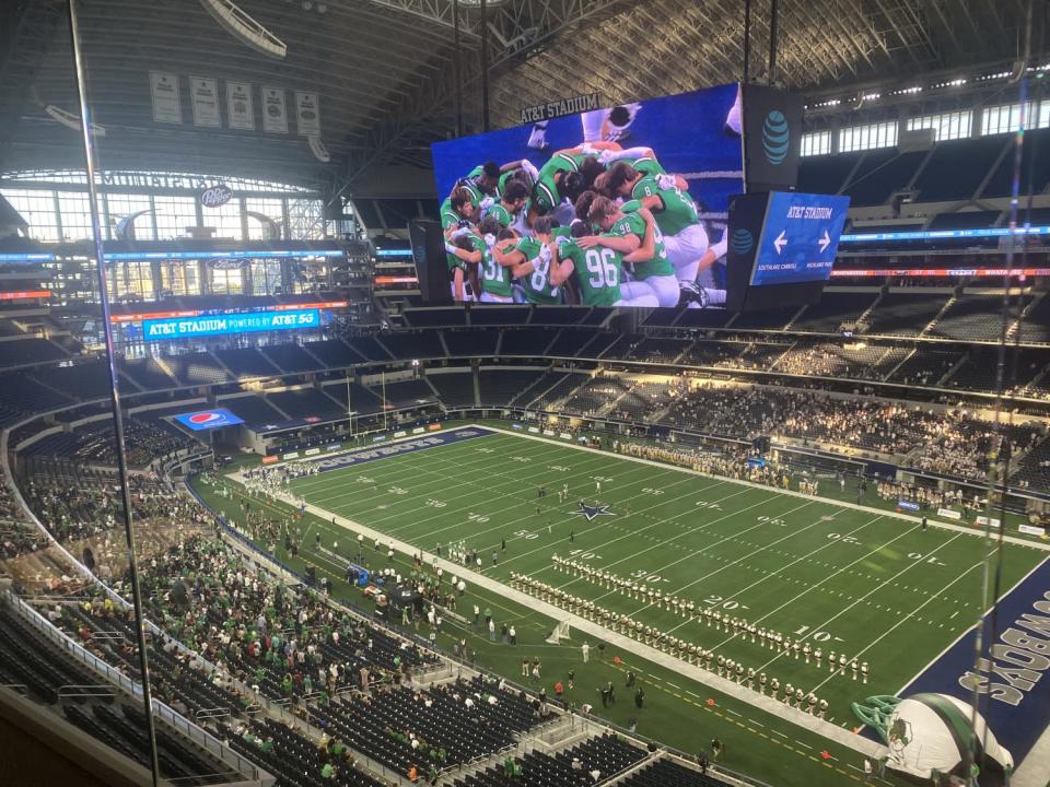AT&amp;T Stadium hosted a Texas high school football game on Thursday.