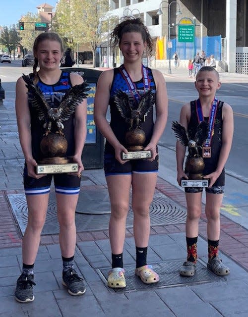 Siblings Violette Lasure, Juliet Alt, and Benton Alt are enjoying huge success in the sport of youth wrestling.