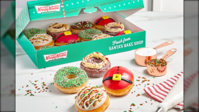 kripsy kreme holiday doughnuts